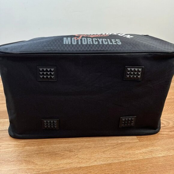 Harley-Davidson Tail of The Dragon Collection Logo Duffel Bag Black Zip NEW - Picture 11 of 14
